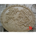 wall decorative stone flower relief
